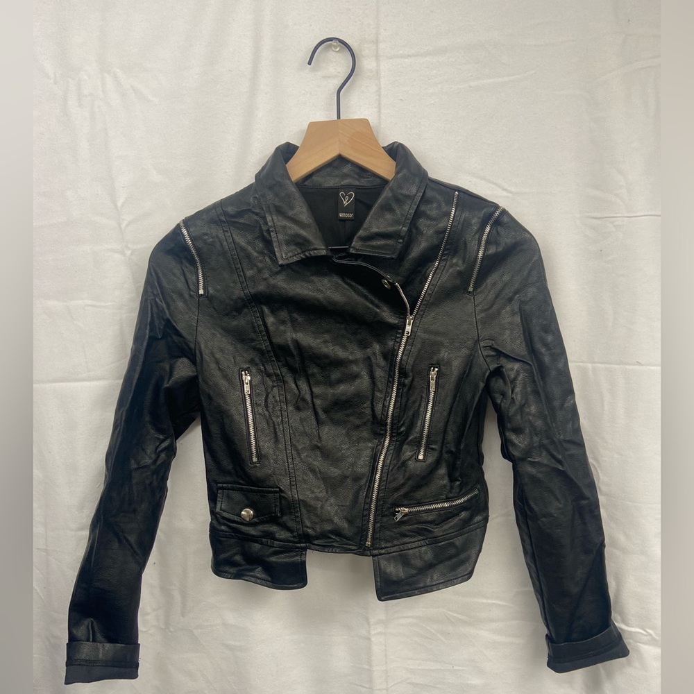 Windsor faux leather jacket